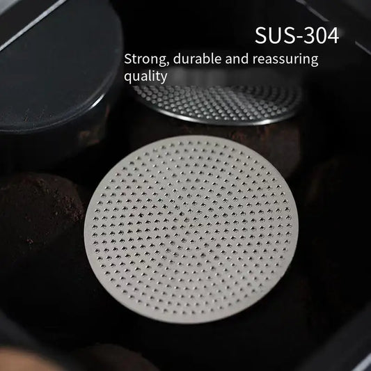 Coffee machine accessories: Italian water separator, 304 stainless steel mesh, secondary filter, uniform extraction