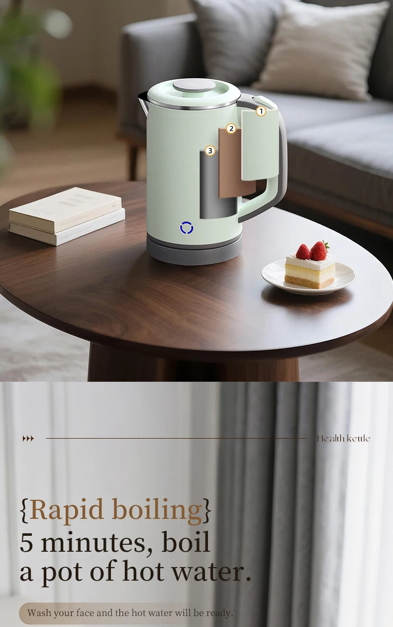Electric kettle 800ml small kettle heating kettle office household electric kettle tea and milk.