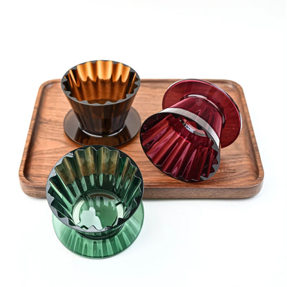 Minos Cupcake Dripper, Pour Over Coffee Dripper, Pour Over Coffee Maker (Fits 155 Filter Paper) - Ideal for Home, Office,