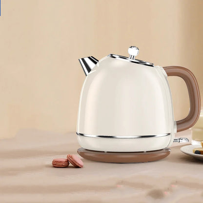 Electric kettle 1PC 1.8L 304 stainless steel liner low noise household hotel office automatic power-off kettle anti-scalding