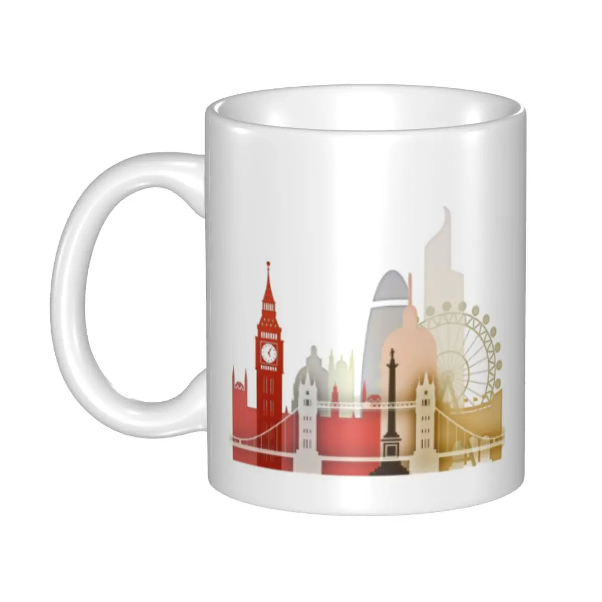 London Mug Funny Ceramic Coffee Cups Tea Mugs Milk Cup Drinkware Gift for Friends