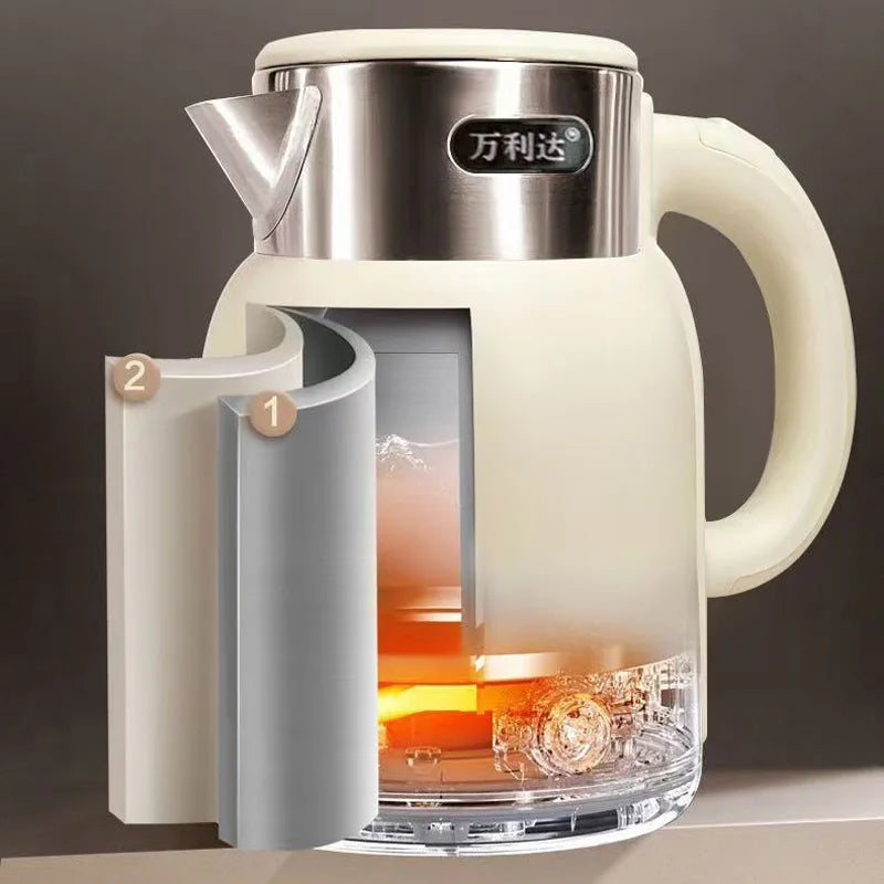 Intelligent Constant Temperature Electric Kettle 1500w Stainless Steel Electric Kettle Household 1.8L Portable Electric Kettle