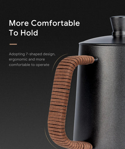 Stainless Coffee Pot/Coffee Pour Over 350/ 600ml Kettle wit Anti-scald Rope Premium Pour Over Kettle Stovetop Coffee Drip Kettle