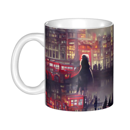 London Mug Funny Ceramic Coffee Cups Tea Mugs Milk Cup Drinkware Gift for Friends