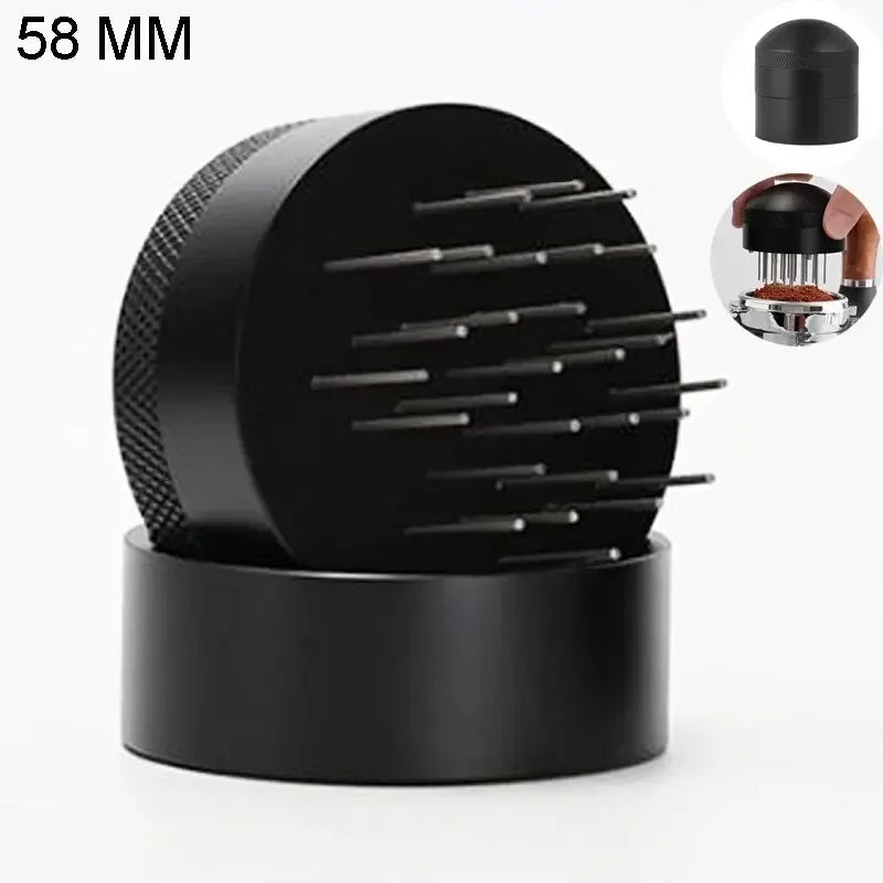 51/53/58mm Coffee Tamper Coffee Distributor Espresso Distribution Tool Espresso Machine Accessories Tools,Coffee Shops Kitchen
