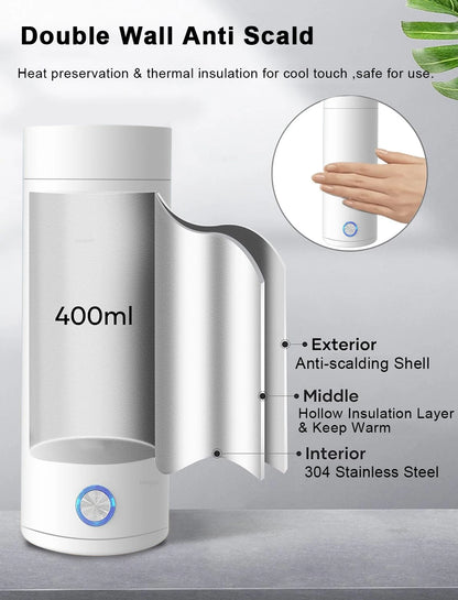 Electric kettle Portable Water Heater Kettle Mini Electric Tea Coffee Pot Water Thermal Cup Keep Warm Hot Water Bottle in Travel