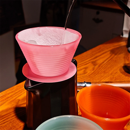 A74G-Pour Over Coffee Dripper Filters Cups Hand Pouring Slow Brewing Coffee Pour Over For Cafe Travel Home