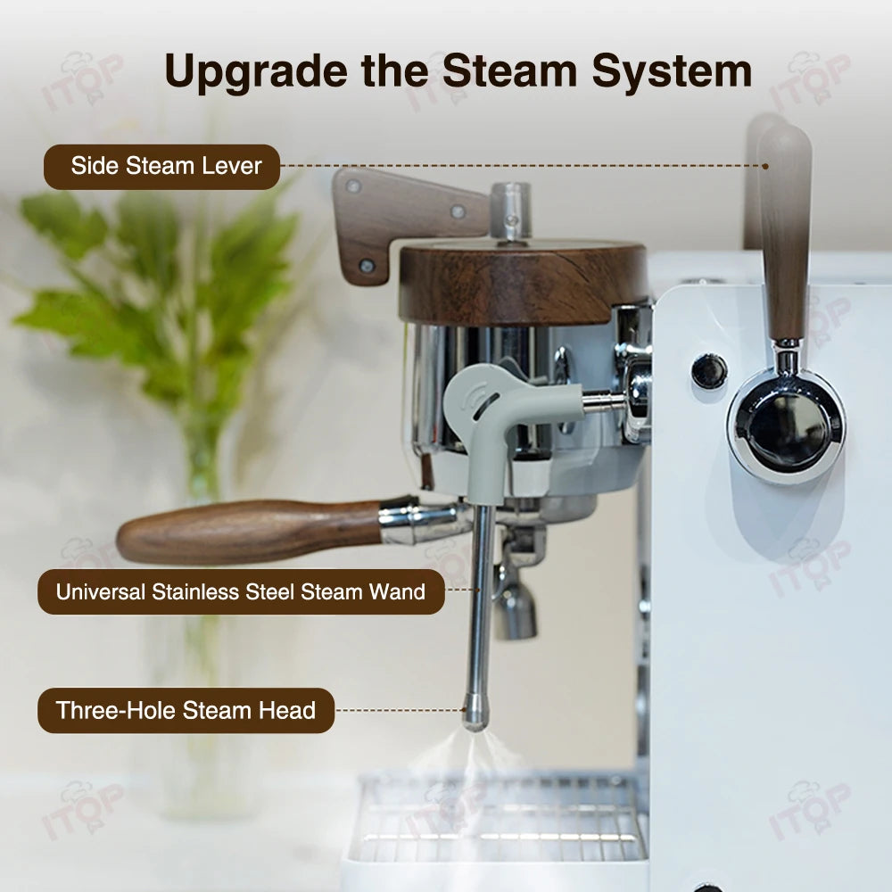 ITOP CMDR3000 Coffee Machine Commercial Dual-Pump Triple-Thermoblock 3000W Stepless Pressure Control PID System for Cafe