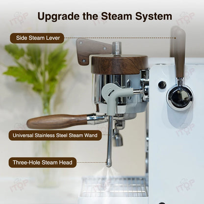 ITOP CMDR3000 Coffee Machine Commercial Dual-Pump Triple-Thermoblock 3000W Stepless Pressure Control PID System for Cafe