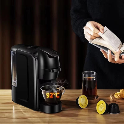 All-In-One Home & Commercial Espresso & Americano Capsule Coffee Machine Small Automatic With Battery Electric Power Source