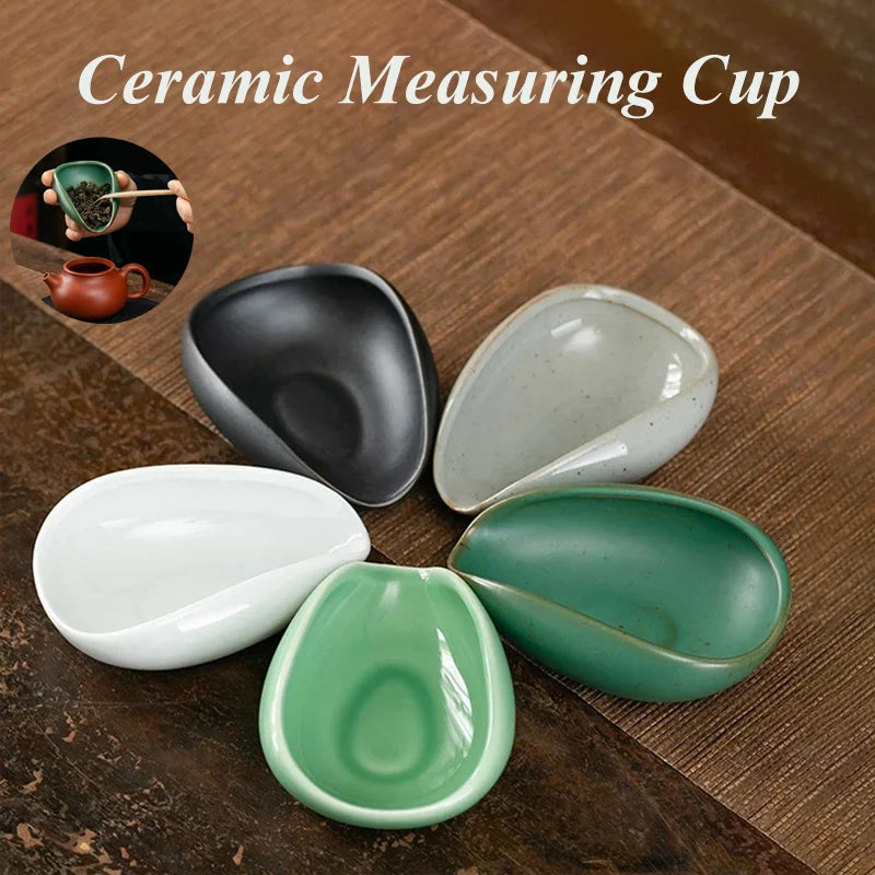 Coffee Accessories Compact Ceramic Ware Espresso Bean Scoop Food-Safe Bean Scoop For Cafe Use Tea Enthusiasts Coffee Gift