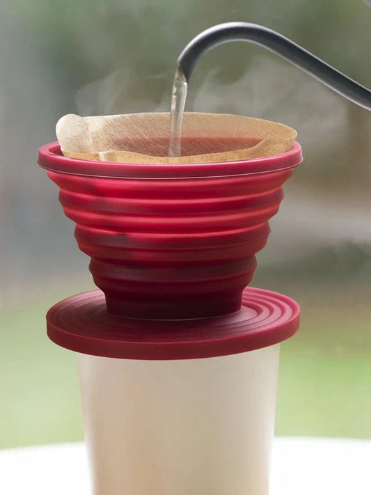 Dripper Collapsible Pour Over Coffee Dripper Portable Camping Pour Over Coffee Maker Reusable Silicone Pour Over Coffee Filter