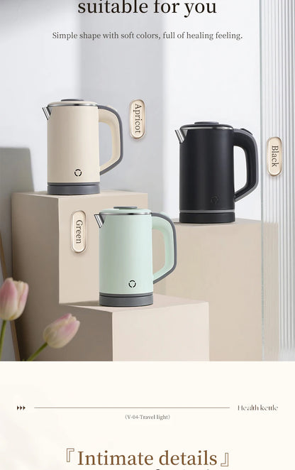 Electric kettle 800ml small kettle heating kettle office household electric kettle tea and milk.