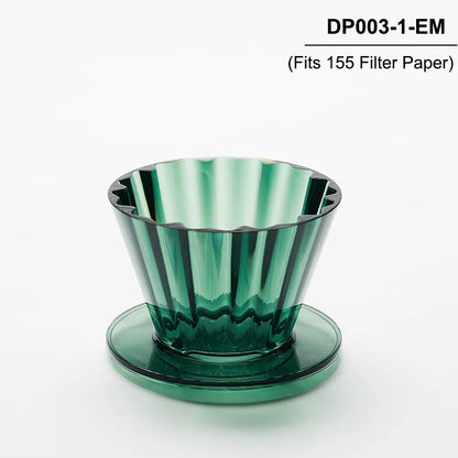 Minos Cupcake Dripper, Pour Over Coffee Dripper, Pour Over Coffee Maker (Fits 155 Filter Paper) - Ideal for Home, Office,