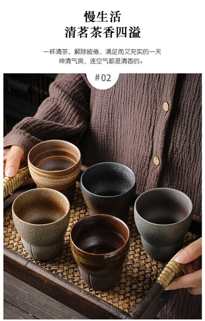 Mug Coarse Ceramic Coffee Mug Cup Tea Cup Vintage Rough Pottery Coffee Mug Tea Cup