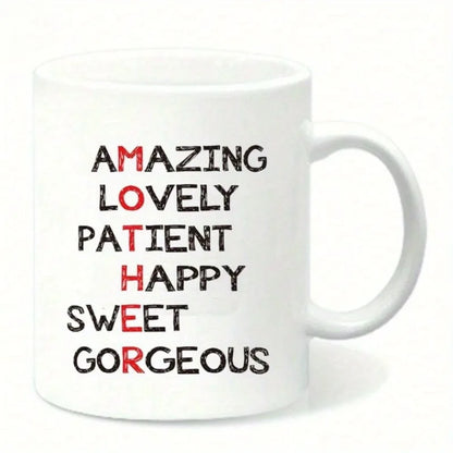 1pcs Funny Coffee Mug Perfect for Hot or Cold Drinks Like Coffee Tea Cocoa Milk or Water Ideal Gift for Home Kitchen Use