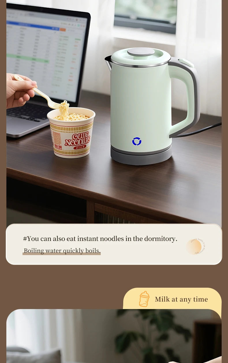 Electric kettle 800ml small kettle heating kettle office household electric kettle tea and milk.