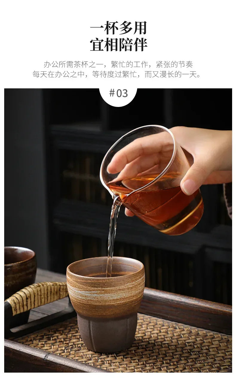 Mug Coarse Ceramic Coffee Mug Cup Tea Cup Vintage Rough Pottery Coffee Mug Tea Cup