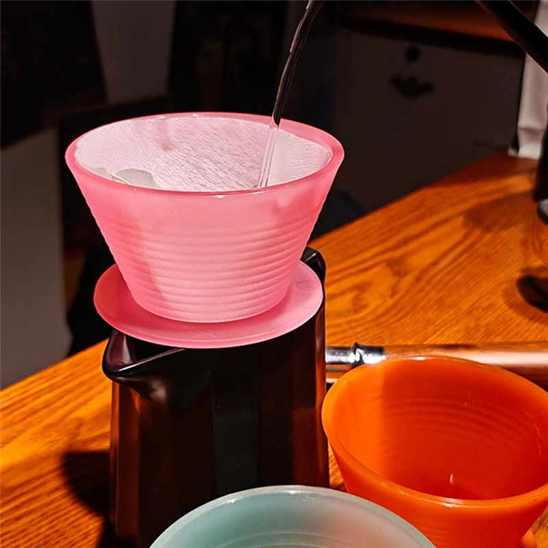 A74G-Pour Over Coffee Dripper Filters Cups Hand Pouring Slow Brewing Coffee Pour Over For Cafe Travel Home