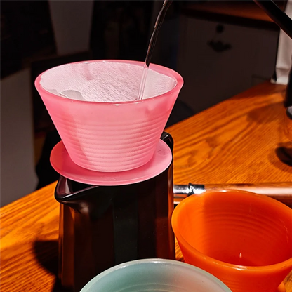 A74G-Pour Over Coffee Dripper Filters Cups Hand Pouring Slow Brewing Coffee Pour Over For Cafe Travel Home