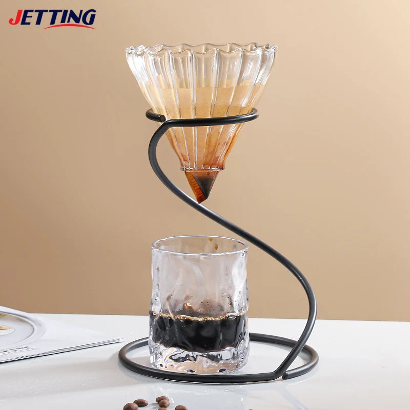 Pour Over Coffee Rack Coffee Maker Drip Filter Cup Rack Stand Brewer Holder Hand Drip Bracket Pour Over Dripper Maker Drip