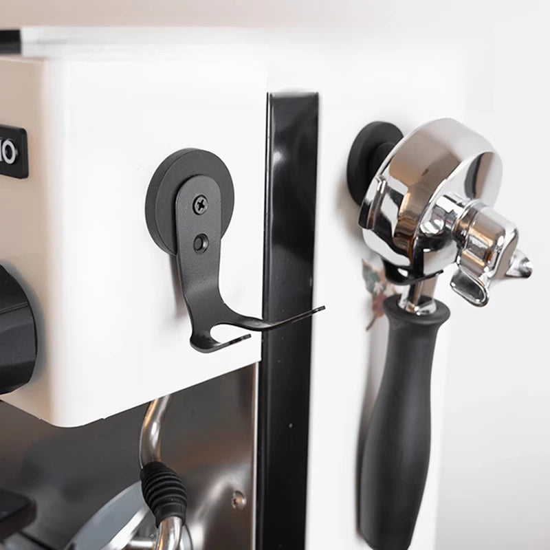 Coffee Handle Magnetic Hook Bottomless Bottom Horn Handle Storage Hanger Powder Hammer Powder Bowl Accessories Storage Bracket