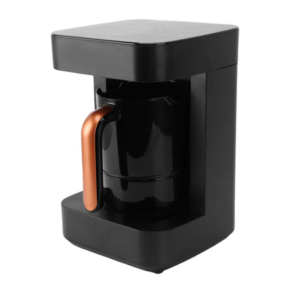 Hot Beverage Coffee Maker Portable 7 Cups Turkish Coffee Machine LCD Touchscreen 11 Heating Modes Milk Frother for Office