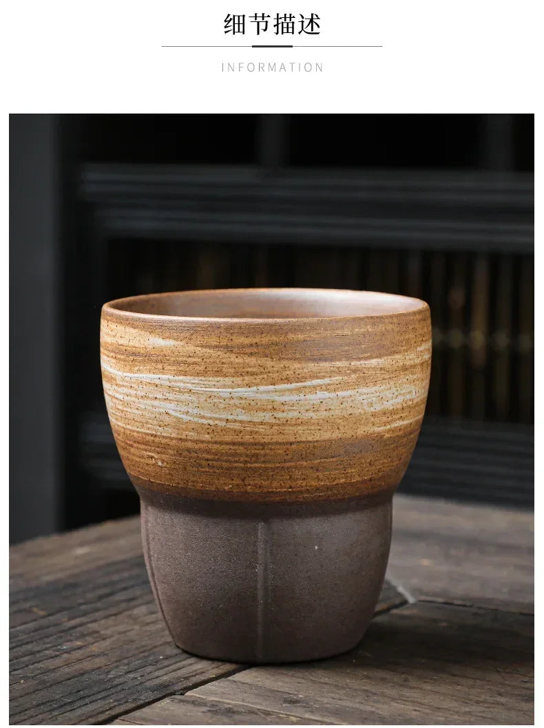 Mug Coarse Ceramic Coffee Mug Cup Tea Cup Vintage Rough Pottery Coffee Mug Tea Cup