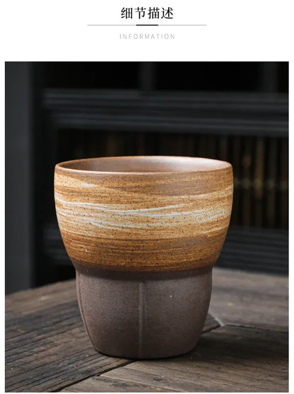 Mug Coarse Ceramic Coffee Mug Cup Tea Cup Vintage Rough Pottery Coffee Mug Tea Cup