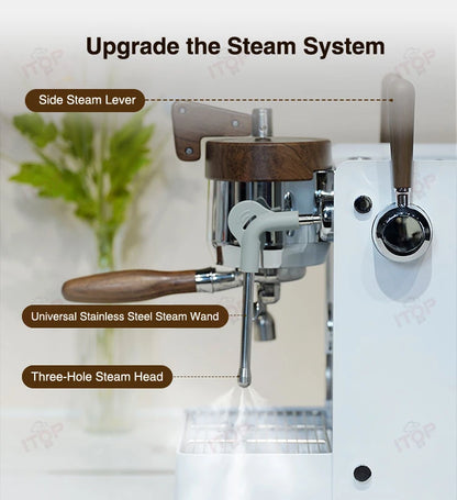 ITOP CMDR3000 Coffee Machine Commercial Dual-Pump Triple-Thermoblock 3000W Stepless Pressure Control PID System for Cafe