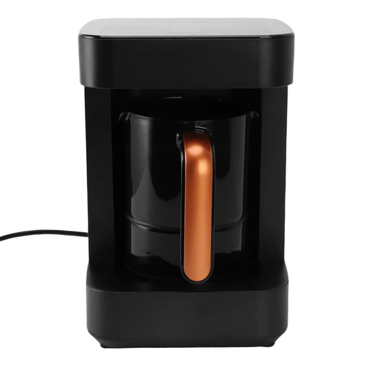 Hot Beverage Coffee Maker Portable 7 Cups Turkish Coffee Machine LCD Touchscreen 11 Heating Modes Milk Frother for Office