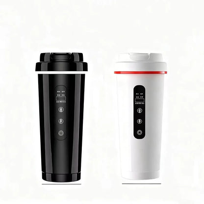 12V/24V Vehicle-Mounted Electric Kettle 500ML Large Capacity with 316 Stainless Steel Liner Fast Heating Anti-Dry-Burn Function