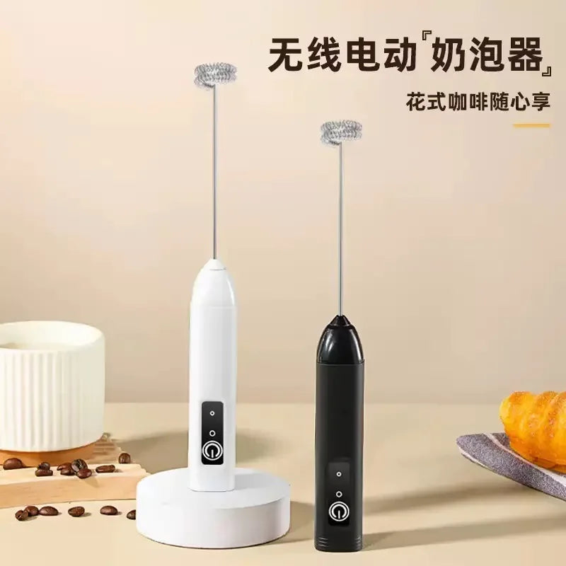 Diwiter Electric Milk Frother Handheld Egg Beater Foamer Coffee Maker Electric Blender Mixer Mini Portable Blender Kitchen Tool