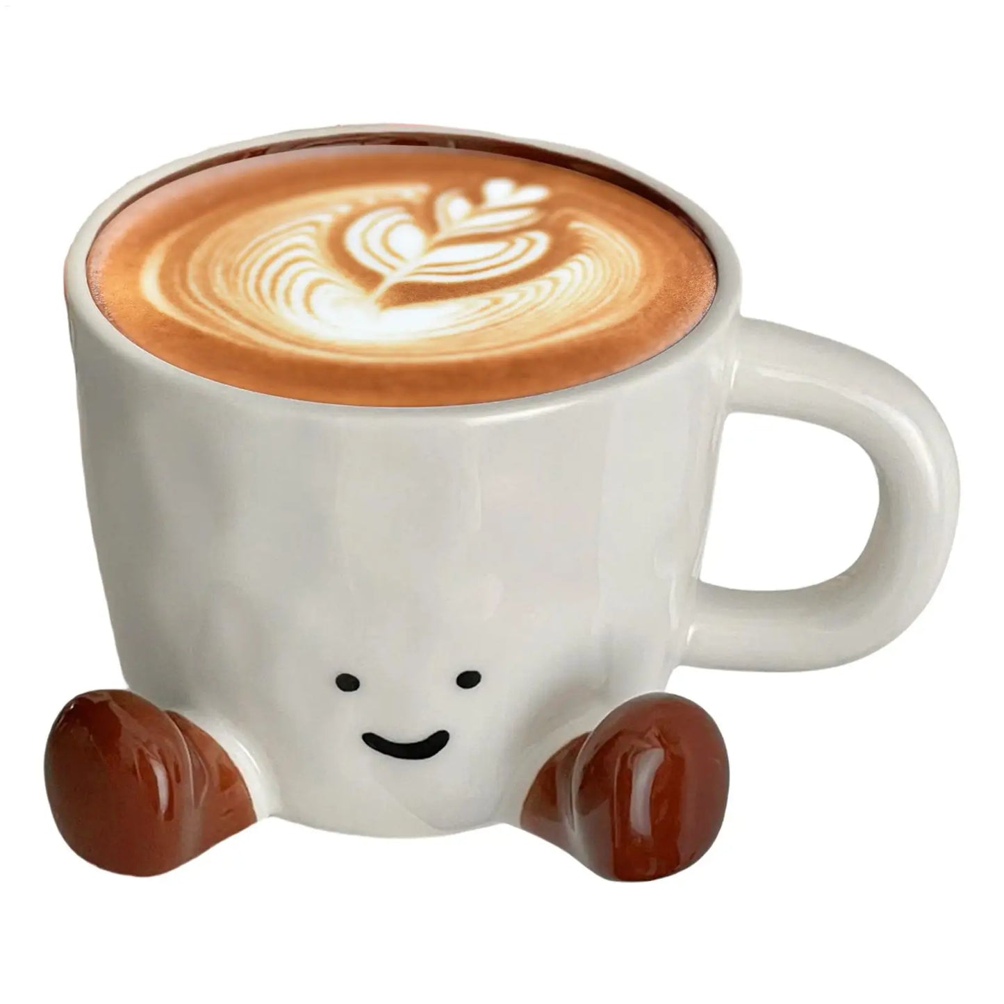 Cute Coffee Mug Adorable Home Kitchen Drinkware Ceramic Funny Coffee Cup for Wine Latte Water Hot Cocoa Cold Hot Drinks