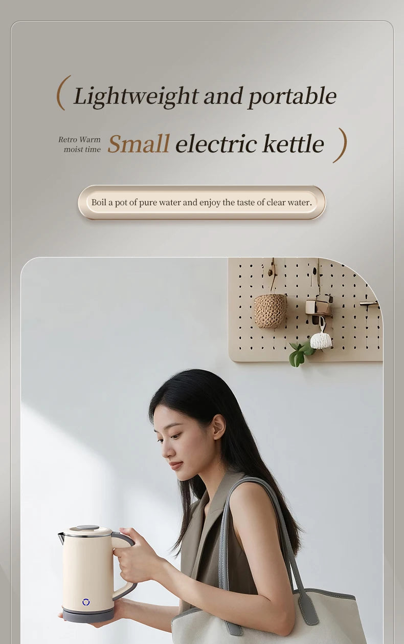 Electric kettle 800ml small kettle heating kettle office household electric kettle tea and milk.