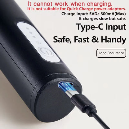 Wireless Milk Frother Electric Type-C Handheld Blender Stainless Steel Mini Coffee Maker Whisk Mixer For Coffee Cappuccino Cream