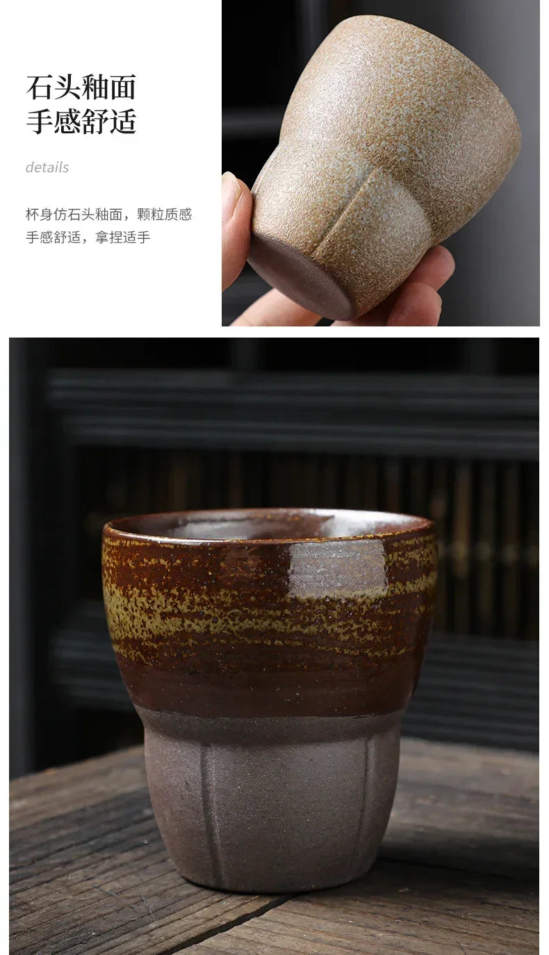 Mug Coarse Ceramic Coffee Mug Cup Tea Cup Vintage Rough Pottery Coffee Mug Tea Cup