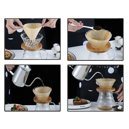 1PC-350ML Pour Over Coffee Kettle Gooseneck Pour Over Coffee Pots Drip Coffee Maker Stainless Steel Home Barista Accessories