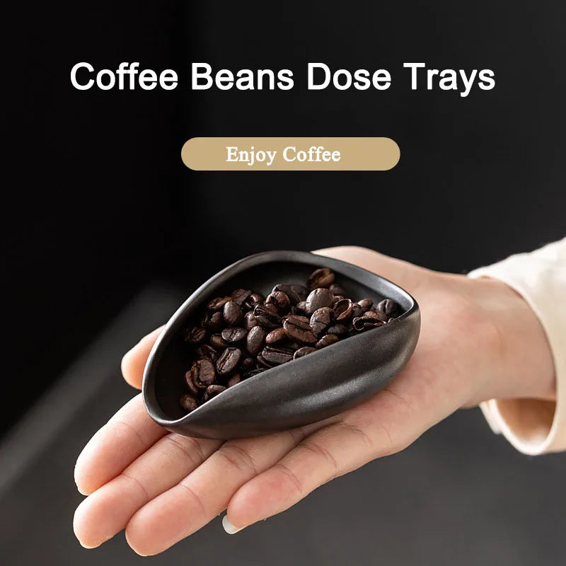 Coffee Accessories Compact Ceramic Ware Espresso Bean Scoop Food-Safe Bean Scoop For Cafe Use Tea Enthusiasts Coffee Gift