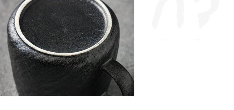 550ml Minimalist Style Ceramic Frosted Mug Male Coffee Milk Cup Large Capacity Drinking Cup Household Couple Water Tea CupMug