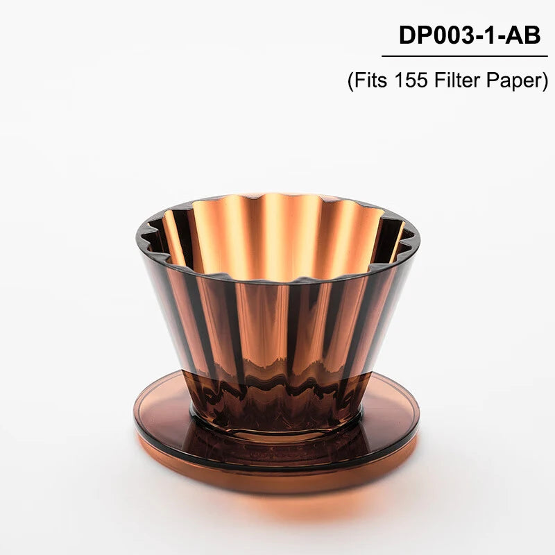 Minos Cupcake Dripper, Pour Over Coffee Dripper, Pour Over Coffee Maker (Fits 155 Filter Paper) - Ideal for Home, Office,