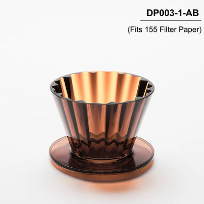 Minos Cupcake Dripper, Pour Over Coffee Dripper, Pour Over Coffee Maker (Fits 155 Filter Paper) - Ideal for Home, Office,