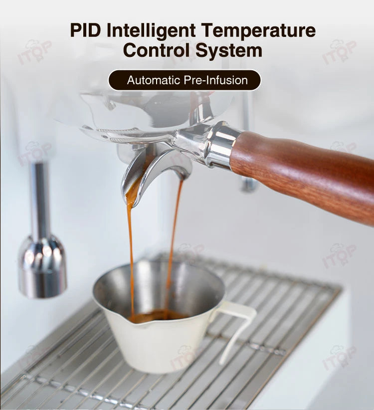 ITOP CMDR3000 Coffee Machine Commercial Dual-Pump Triple-Thermoblock 3000W Stepless Pressure Control PID System for Cafe