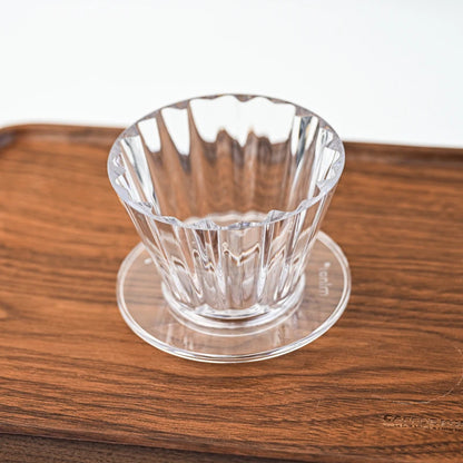 Minos Cupcake Dripper, Pour Over Coffee Dripper, Pour Over Coffee Maker (Fits 155 Filter Paper) - Ideal for Home, Office,