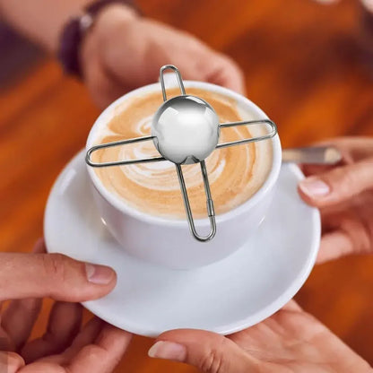 Coffee Cooling Tool With Stainless Steel Ice Sphere Unlock Coffee True Flavors Ice Ball Tools Reusable Coffee Accessories