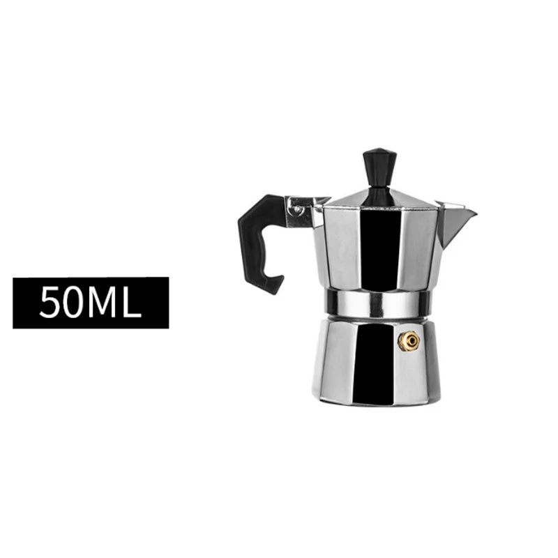 Coffee Maker ,Moka Pot, Aluminum Espresso Maker, Stovetop Coffee Maker With  Handle , Italian Coffee Pots