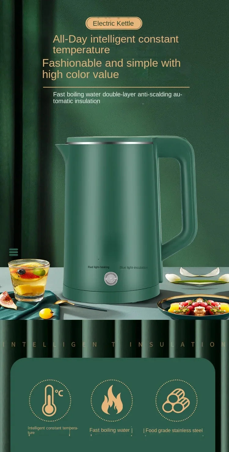Electric kettle, stainless steel, small household appliances, household kettle, automatic power off