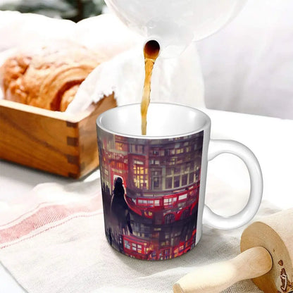London Mug Funny Ceramic Coffee Cups Tea Mugs Milk Cup Drinkware Gift for Friends