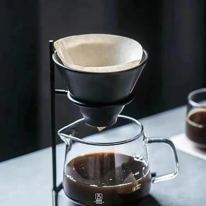 Pour Over Stand Coffee Station Pour Over Coffee Dripper Minimalist Coffee Maker Drip Filter Cup Stand Hand Drip Coffee Bracket