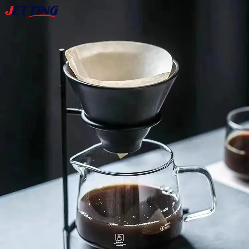 Pour Over Coffee Rack Coffee Maker Drip Filter Cup Rack Stand Brewer Holder Hand Drip Bracket Pour Over Dripper Maker Drip